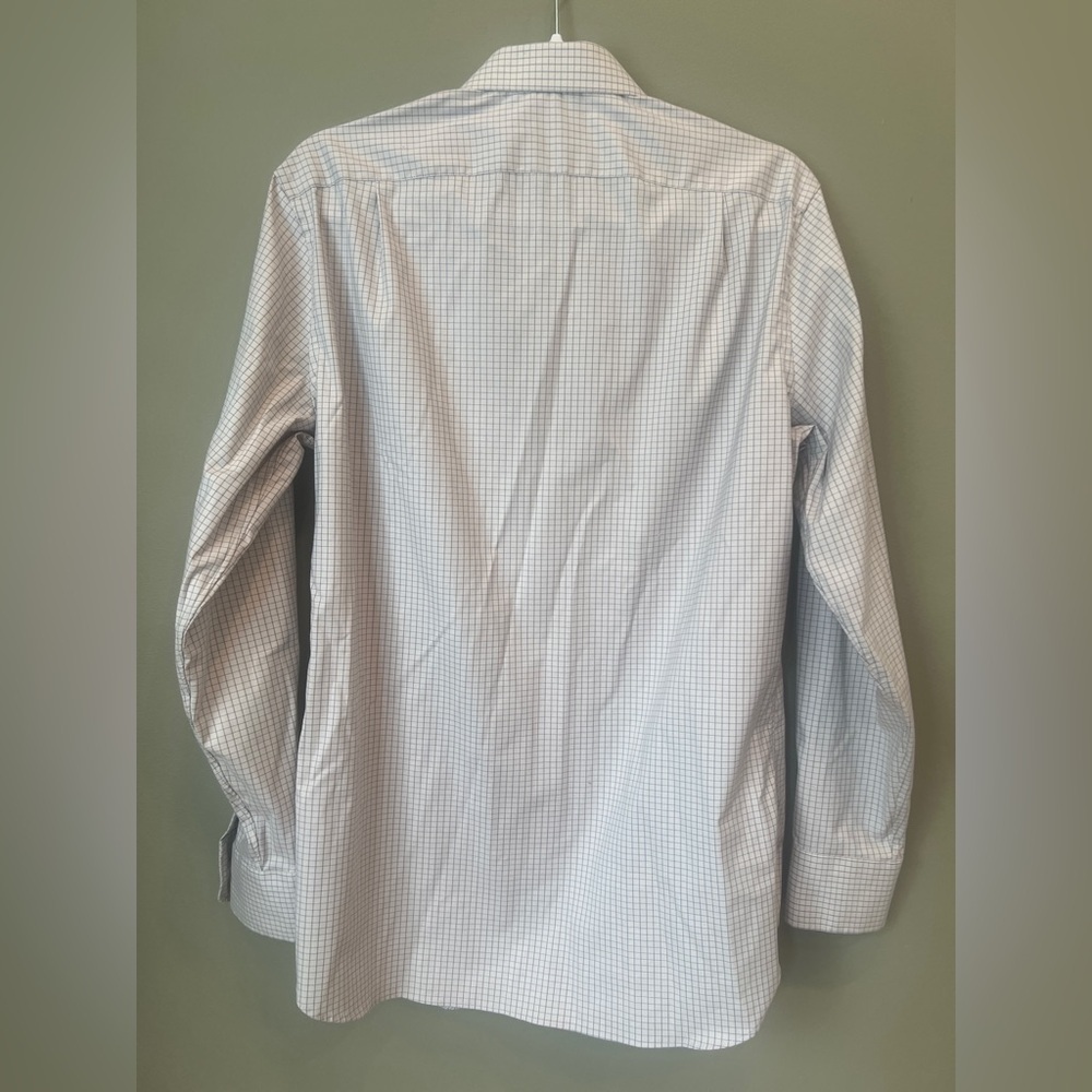 J.Crew Ludlow cotton dress shirt in gray tiny tile Men’s 15/33 Classic fit - Picture 3 of 7